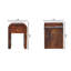 Mini Darcy Chestnut Nightstand With Curved Edges