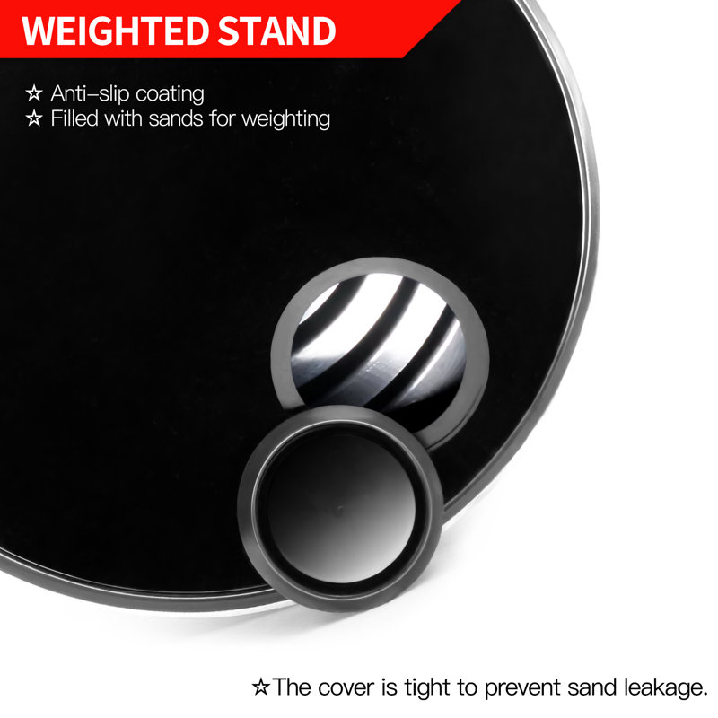 Gold Reflective Plastic Indoor/Outdoor Flagpole Base
