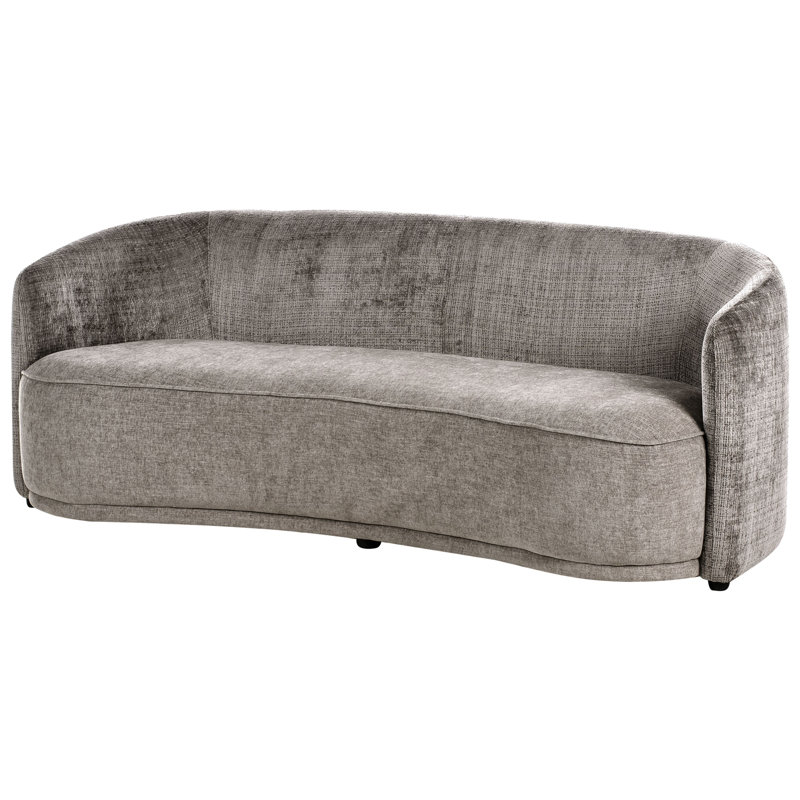3 Seater Fabric Sofa ROSET, Brown