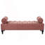 Banc de chambre de style moderne, banc rembourré avec 2 coussins amovibles-1858862796