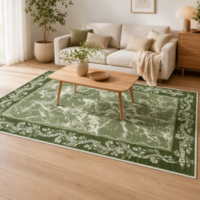 Tapis vintage à bordure florale vieillie, 274 x 366 cm, lavable à la machine, antidérapant, à poils courts, couleur chaude

Tapis d'appoint traditionnel de couleur terre cuite pour le salon ou la chambre