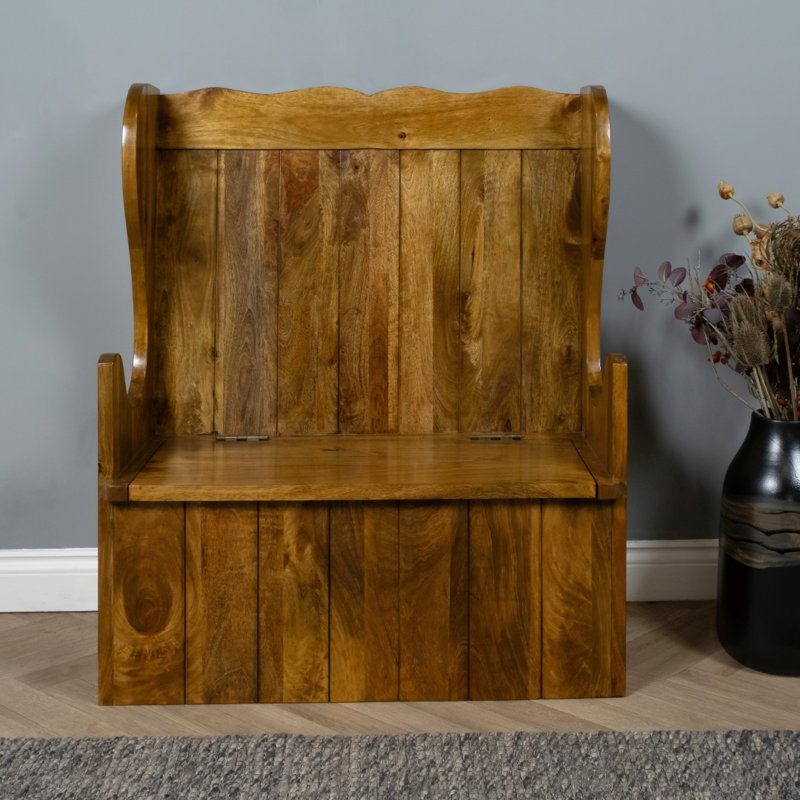 Fleischmanns Solid Wood Storage Bench, Medium