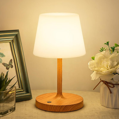 Lampe de douche sans fil imperméable, lampe sans fil avec batterie 4000 mAh