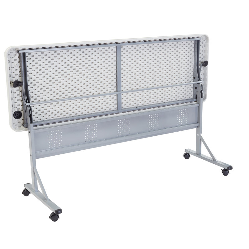 Flip-N-Store Training Table with Caster Wheels, 29.5" H x 72" W x 24" D