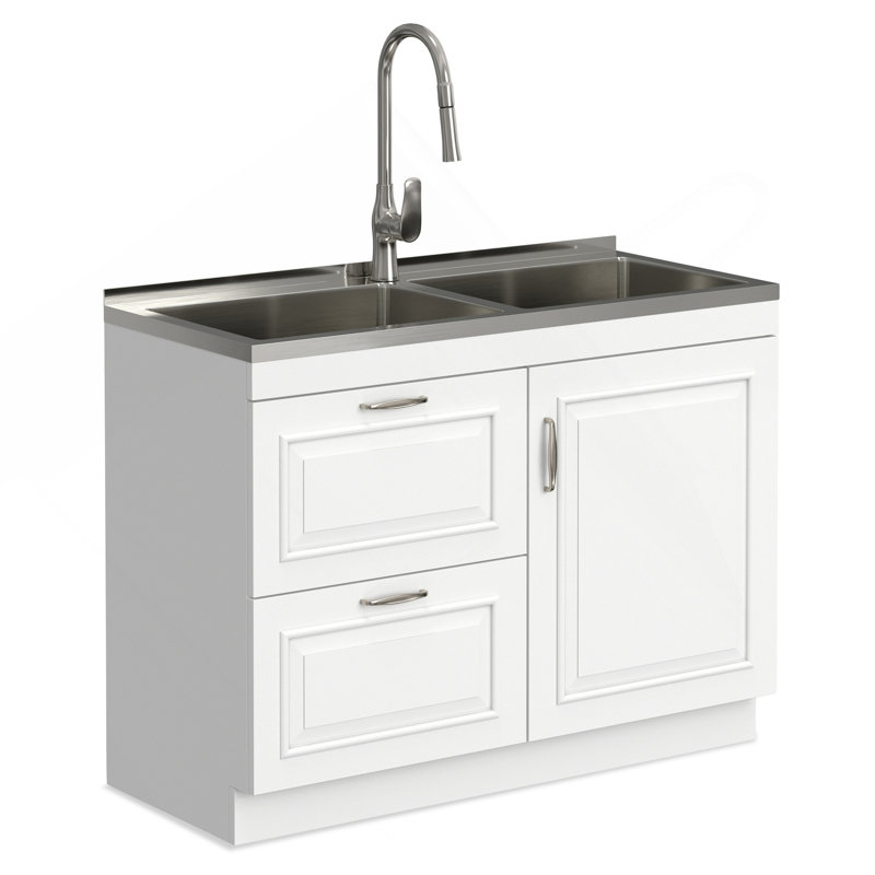 Évier et armoire à lessive 46 pouces