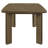 Brown Rectangular Wood Dining Table