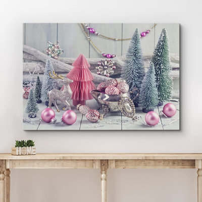 «Christmas Holiday Celebration», impression sur toile tendue