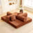 Foldable Three Person Fabric Sofa Bed, high Rebound Density Sponge Sofa-1561136076-1572568167