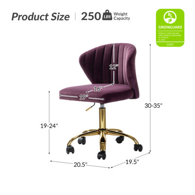 Alice Ergonomic Task Chair with Tufted Back