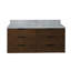 Ensemble de meuble-lavabo simple mural 60 po Mitchell-86855268-86855267
