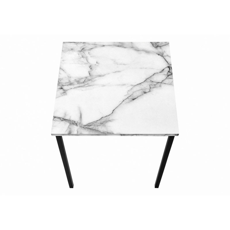 Ensemble de table, ensemble de 3 pièces, café, bout en métal, contemporain