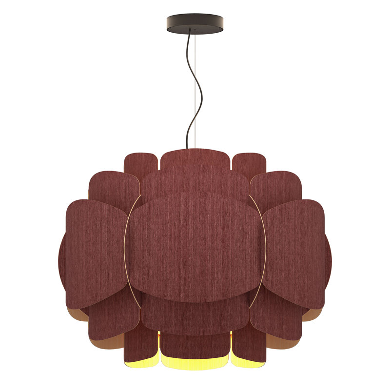 Luminaire suspendu 1 lumière Bella, Violet