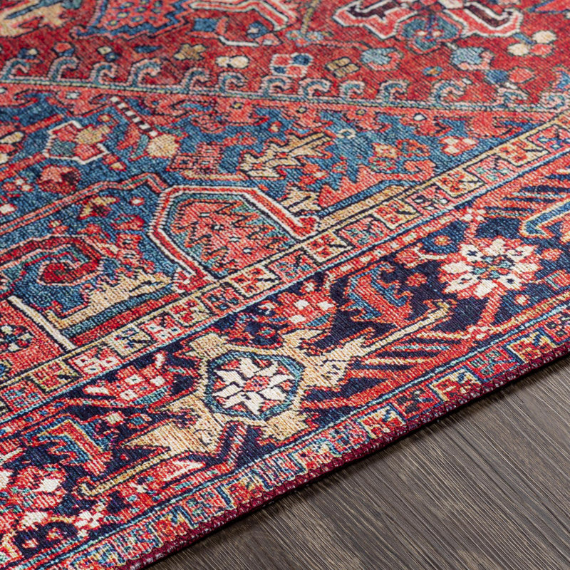 Tapis rouge Fleckenstein, Tapis de couloir 2 pi 6 po x 7 pi 6 po