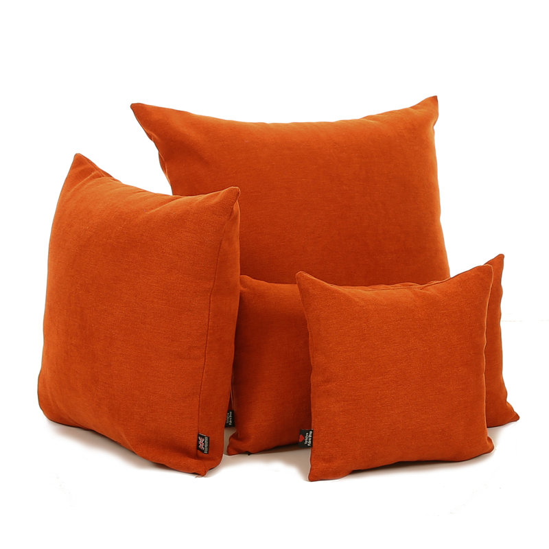 Mtecombe Square Cushion, 43 x 43cm, Orange