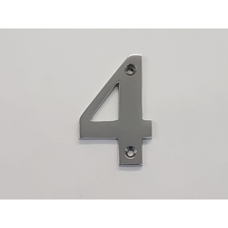 Cadarrah 19.3cm H Metal House Number, 4