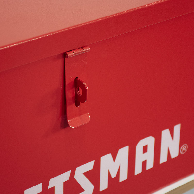 Boîte à outils 30 \"en noir Craftsman, Rouge
