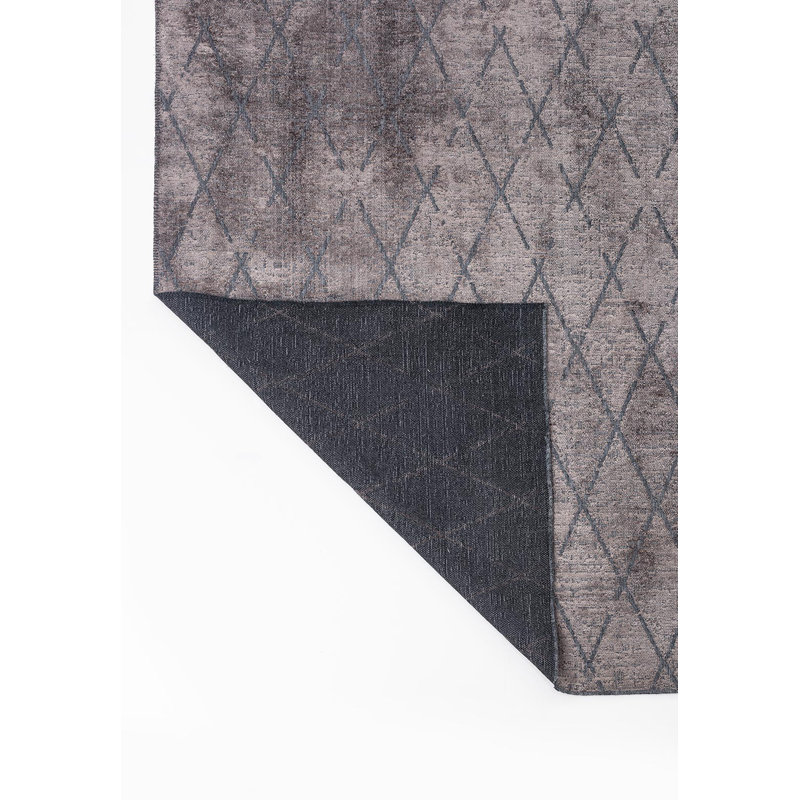 Rapture Geometric Shapes Area Rug in Gray, Rectangle 9'10" x 14'