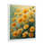 Cadre simple blanc, bois massif