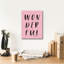 «Colorful Bold Words 1» par Laura Marshall, art mural sur toile-102878675