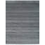 Blue Hand-Knotted Wool Viscose Striated Texture Geometric Modern Contemporary Carpet Rug-134501895
