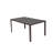 7 Pieces Patio Dining Set,  Outdoor Furniture Table and 6 PVC-coated polyester Chairs, Outdoor Furniture with Rectangular Table and 6 Stackable Chairs Family Conversation Set for Garden Backyard Deck-Brown