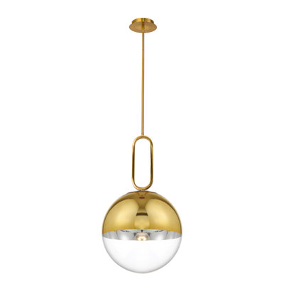 1 - Light Gold Pendant