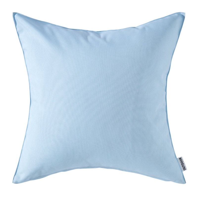 Housse de coussin extérieure imperméable (housse seulement), H 18 po x l 18 po, Gris