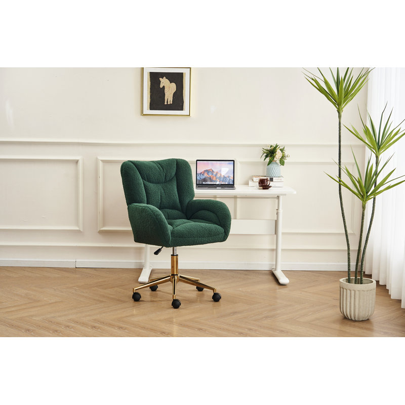 Chaise de bureau pivotante 360, Teddy, Vert