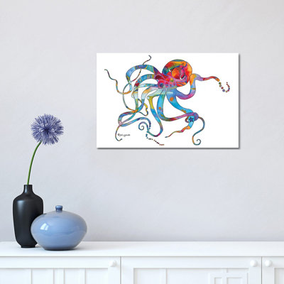 Octopus Multi II by Jo Lynch - Wrapped Canvas Gallery-Wrapped Canvas Giclée