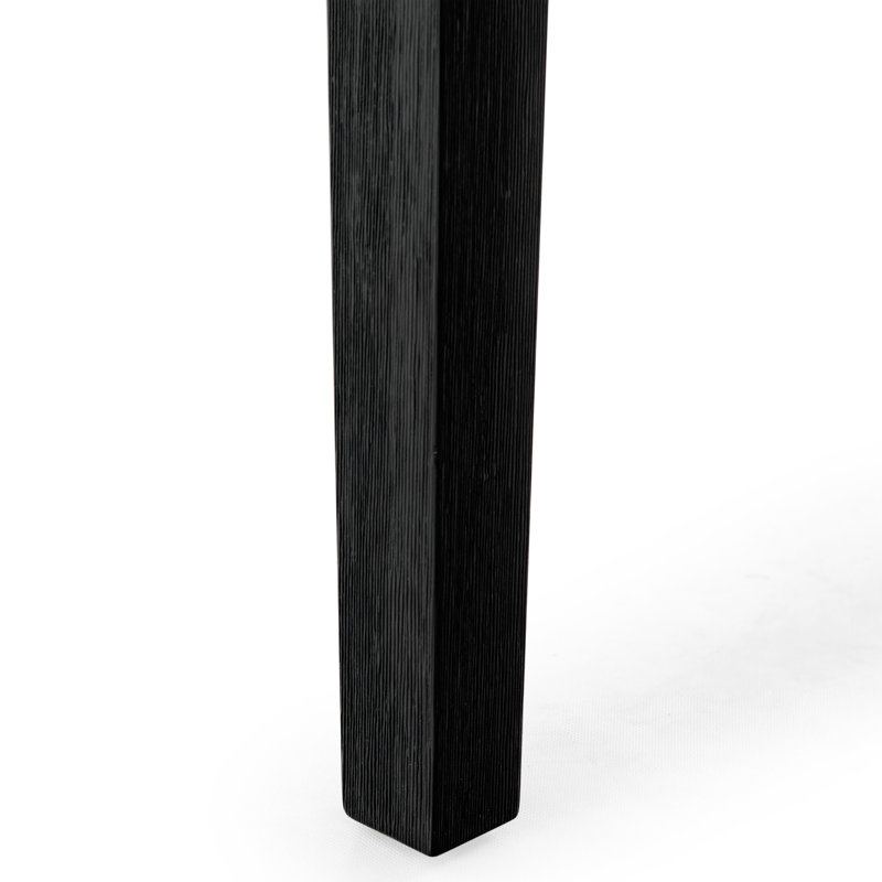 Bellalexa 48" Wood Dining Table, Black