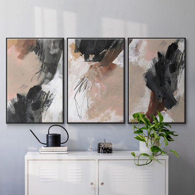 " Unbleached Neutrals IV " 3 - Pieces