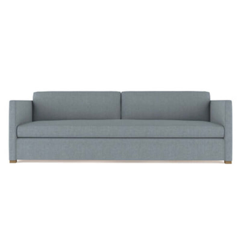 Canapé Madison, H 33 po x l 72 po x P 41 po, Brume de lin Box Weave, Ébène