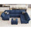Canapé modulaire en U avec coussins en U 116,6 po Ashbury Ivery-46675913
