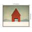 «Red Barn Winter» par Ryan Fowler - impression sur toile