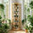 American Classical Lighted Corner Curio Cabinet - Glass Doors, Adjustable Shelves, 150LBS-1540899835