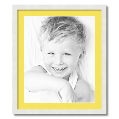 Wood Matte Picture Frame with Mat