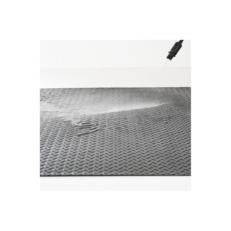 Diamond-Plate Rubber Flooring Roll, 3 Mm X 4 Ft X 6 Ft Garage Floor Mat, SBR Rubber Garage Flooring Roll, Easy To Clean, Diamond Plate Rubber Mat For Under Cars, Garage Industry Gym, Black
