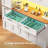 59"W x 71"H Kitchen Hutch Storage Cabinet Pantry Cabinet With Charging Station And Led Light-1100348460-1087021098