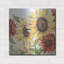  «Sunflower Joy A» par Jean Plout, art mural en métal, 24 po x 24 po-131632633