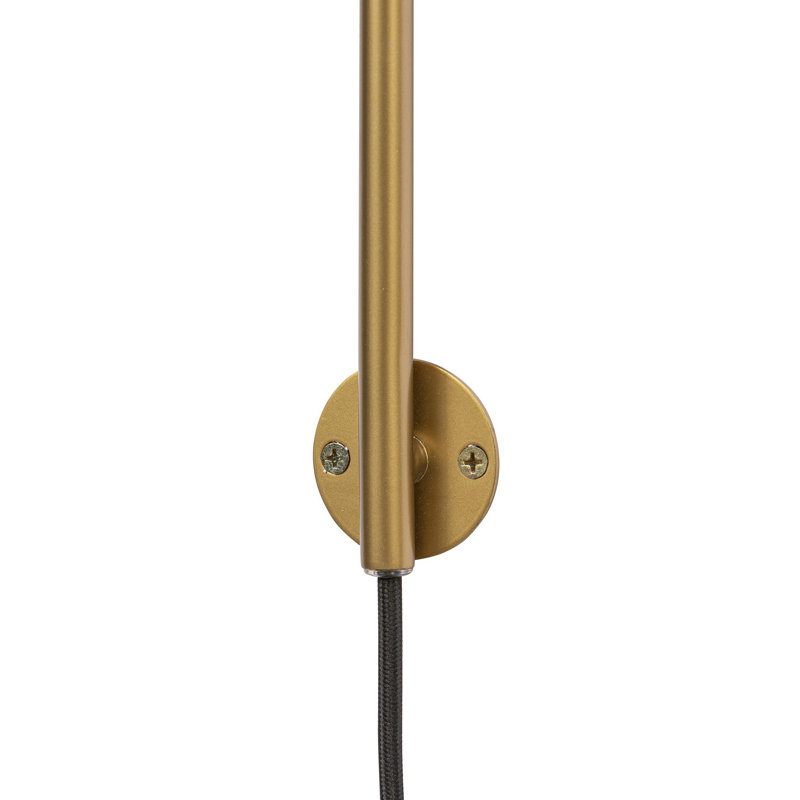 Astrid Sconce-Dark Brown Leather, Dark Brown Leather