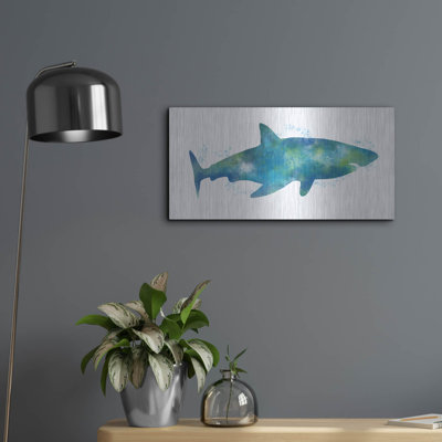 " Watercolor Shark III " by Linda Woods