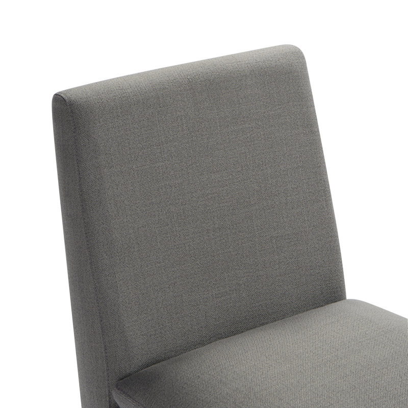 Chaise rembourrée Bethea, Lin performance Effie Flint