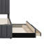 Lit plateforme tapissier avec lit gigogne et 3 tiroirs-701360037