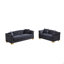 Canapés modernes en velours Chesterfield 3 places + 2 places pour la maison et le bureau