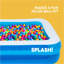Vinyl Rectangle Inflatable Pool 50cm H x 200cm W x 150cm L