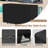 Outdoor Hdpe+Metal Frame 3-Piece Patio Bar Set, Balcony bar set, With Cover