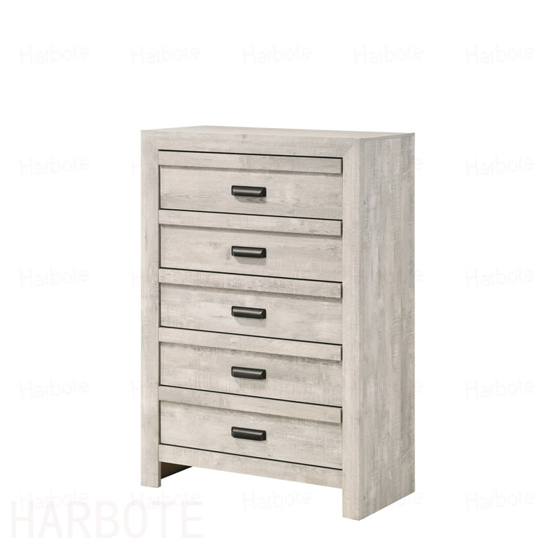 Commode avec cinq tiroirs de rangement