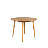 Fabio Round Solid Oak Dining Table