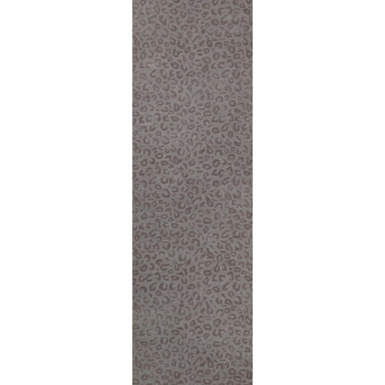 Leopardess Taupe Hand-Tufted Responsible Wool Rug
