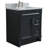 Bremer 31 " W Freestanding Standard Free Standing Single Double Single Vanity Bathroom Vanity With Carrara Marble Top